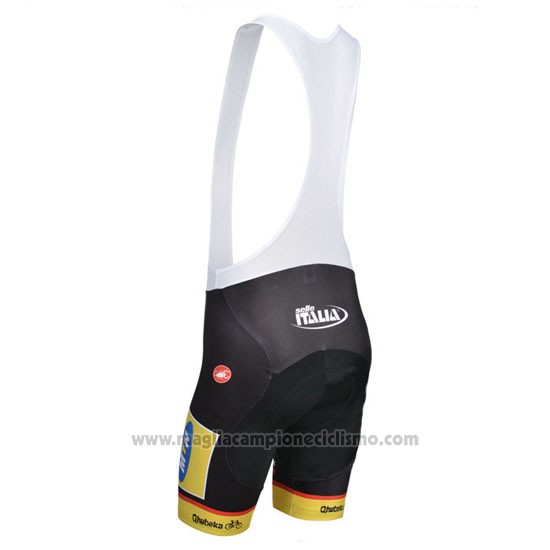 2014 Abbigliamento Ciclismo Mtn Nero e Giallo Manica Corta e Salopette